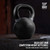 Powder Coated Kettlebells, Black Matte Kettlebell Weights for Strength Training, Conditioning and Functional Fitness