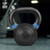 Powder Coated Kettlebells, Black Matte Kettlebell Weights for Strength Training, Conditioning and Functional Fitness