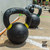 Powder Coated Kettlebells, Black Matte Kettlebell Weights for Strength Training, Conditioning and Functional Fitness