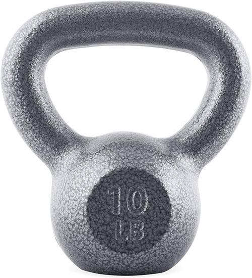 Grey Hammerstone Painted Cast Iron Kettlebell, 10-80 Pounds Available