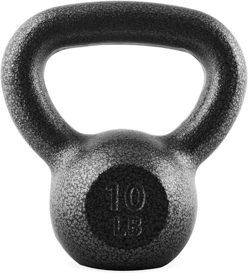 Black Hammerstone Painted Cast Iron Kettlebell, 10-80 Pounds Available