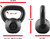 Black Hammerstone Painted Cast Iron Kettlebell, 10-80 Pounds Available