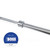 CAP "The Boss" Olympic Power Lifting Bar, Silver Zinc