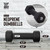 Black Neoprene Dumbbells Non-Slip & Hex Shape, Great for Strength Building & Weight Loss, Perfect for Training Studio