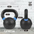 Powder Coated Kettlebells, Black Matte Kettlebell Weights for Strength Training, Conditioning and Functional Fitness