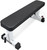 CAP+ Commercial Grade Flat Weight Bench with Wheels, White