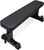 CAP+ Commercial Grade Flat Weight Bench with Wheels, Black