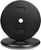 Standard Black Solid Cast Iron Weight Plates, 1-inch Diameter Collar Opening, Multiple Choices Available