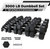 Rubber Coated Hex Dumbbell Set, Multiple Choices Available - DUMMBELLS ONLY