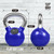 Color Rubber Coated Kettlebell with Chrome Handle, Great for Cross Training, Swings, Body Workout and Muscle Exercise