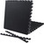 24" X 24" EVA Foam Floor Tiles with Black Carpet Top, Multiple Options