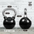 Color Rubber Coated Kettlebell with Chrome Handle, Great for Cross Training, Swings, Body Workout and Muscle Exercise