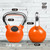 Color Rubber Coated Kettlebell with Chrome Handle, Great for Cross Training, Swings, Body Workout and Muscle Exercise