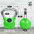 Color Rubber Coated Kettlebell with Chrome Handle, Great for Cross Training, Swings, Body Workout and Muscle Exercise