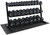 Rubber Coated Hex 5 - 120lb Dumbbell Set with 3-tier Rack and Mat, Multiple Options