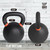 Powder Coated Kettlebells, Black Matte Kettlebell Weights for Strength Training, Conditioning and Functional Fitness