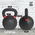 Powder Coated Kettlebells, Black Matte Kettlebell Weights for Strength Training, Conditioning and Functional Fitness