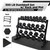 Rubber Coated Hex 5 - 50LB Dumbbell Set with 3-Tier Rack and Mat, Multiple Options