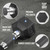 Rubber Encased Hex Dumbbells with Rubber Grip Contoured Handle, Multiple Options