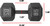 Black Cast Iron Solid Hexagon Dumbbells Sold by Pairs, 5-120 LB Available