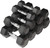 5-25Lb Rubber Coated Hex Dumbbell Set with A Frame Storage Rack, Non-Slip, Multiple Choices Available