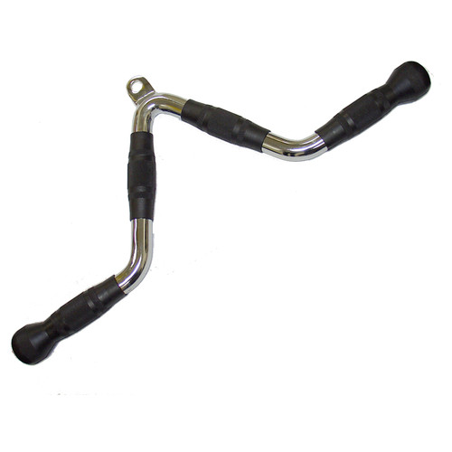 CAP Barbell Triceps Press Down Bar with Rubber Handgrips