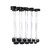 CAP Barbell 12-sided Commercial Rubber Barbells with Straight Handles