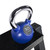 WF Athletic Supply 135lb Color Rubber Coated Kettlebell Set with Storage Rack