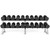 CAP Barbell 12-sided Commercial Rubber Dumbbells 